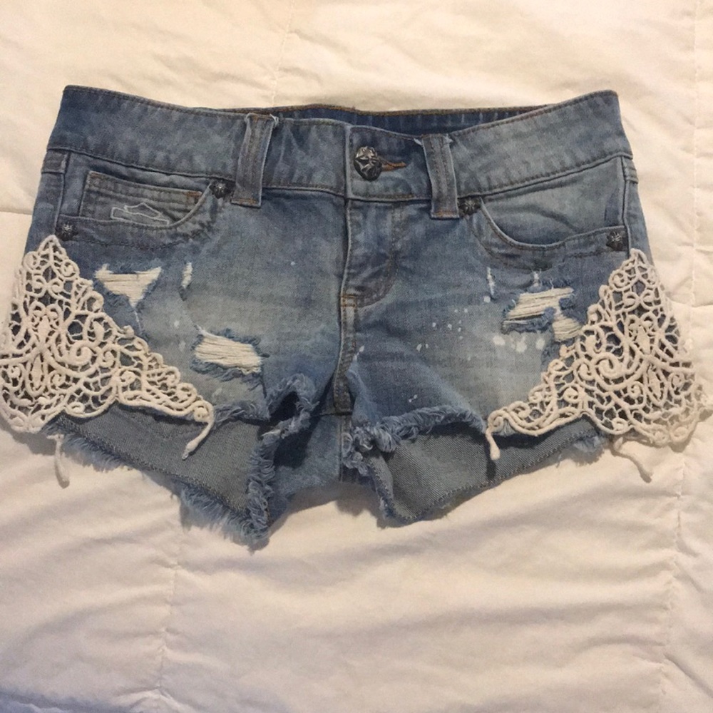 🌟 Harley-Davidson Jean Shorts Size 2